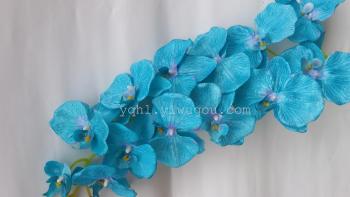 仿真花市場新寵 廠家直銷13頭壓紋蝴蝶蘭，打造高品質工藝禮品花卉